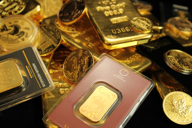 Gold Coins and Bar